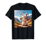 Kawaii Llama Headphones: The Llama's Playlist T-Shirt