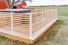 T-stolpe tallkobben vit 910 mm steel design