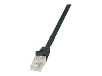 Logilink Econline - Patchkabel - Rj-45 (Han) Til Rj-45 (Han) - 3 M - Utp - Cat 6 - Sort