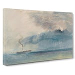 A Paddle Steamer By Joseph Mallord William Turner Canvas Print for Living Room Bedroom Home Office Décor, Wall Art Picture Ready to Hang, 30 x 20 Inch (76 x 50 cm)