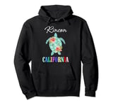 Rincon Beach Turtle California Vacation Family Trip Matching Pullover Hoodie