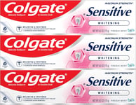 Colgate Colgate Sensitive Whitening Maximum Strength Toothpaste Fresh Mint, Fres