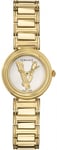 Versace VET300221 Virtus Set Hvid/Gul guldtonet stål Ø28 mm
