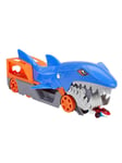 Hot Wheels Shark Chomp Transporter Playset With One 1:64 Scale Car For Kids 4 To 8 Years Old