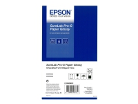 Epson SureLab Pro-S Paper Glossy - Blank - 252 mikron - Rulle (12,7 cm x 65 m) - 254 g/m² - 2 rulle (rullar) papper - för SURELAB D3000, D700, SL-D1000 SURELAB SL D700, D800, D800 240V