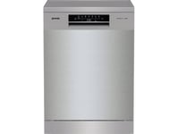 Diskmaskin Gorenje Gs643e90x | Golvstående | Bredd 59,9 Cm | 6 Program | Klass E | Display | Aquastop-Funktion | Silver