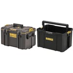 DeWalt DWST83342-1 TOUGHSYSTEM Large Capacity Box, X, Grand Coffret IP65 & DWST1-71228 Tstak Tool Carry Tote Tool Box