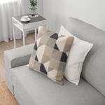 IKEA IKEA KIVIK hörnsoffa, 5-sits, tallmyra vit/svart, vit/svart Djup: 95 cm
