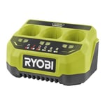 RYOBI RC43P 4V 2.0A 3 Port Battery Charger, Green