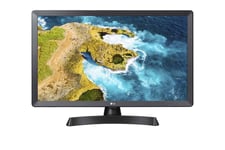 LG HD 24TQ510S-PZ TV 59,9 cm (23.6 ) Smart TV Wifi Noir, Gris 250 cd/m² - Neuf