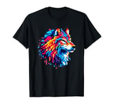 Pixel Art 8-Bit Wolf T-Shirt