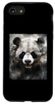 Coque pour iPhone SE (2020) / 7 / 8 Illustration portrait animal panda