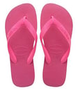 Havaianas Top Flip Flops - Pink Flux, Pink, Size 5, Women
