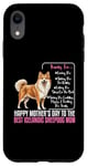 Coque pour iPhone XR Happy Mother's Day To The Best Islandic Sheepdog Mom