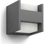 Philips myGarden Arbour vägglampa utomhus, grå