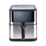 8L Digital Air Fryer LCD Digital Touch Display 90-Minute Timer Family Size 1800W