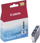 Genuine Canon 8C, Cyan Ink jet Printer Cartridge, CLI8C, CLI-8C, 0621B001