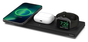 Belkin 3-in-1 MagSafe Wireless Charging Pad - Black