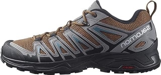 Salomon X Ultra Pioneer Aero Men's Hiking Shoes, Secure foothold, Stable & cushioned, and Extra grip, Toffee, 10.5