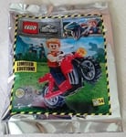 LEGO Jurassic World Owen with Motorcycle Foil Pack Set 122114 (Bagged)