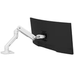 Ergotron HX Desk Monitor Arm - Mounting kit - white - screen size: up to 42"
