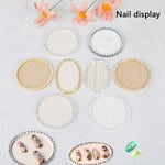 Alloy False Nail Art Plate Tips Display Stand Rack Board Gh08