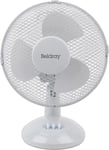 Beldray EH3197 9" Desk Fan - Freestanding Cooling Fan, Oscillation Function Circ