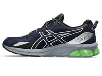 ASICS Homme Gel-Quantum 180 LS Sneaker, Midnight/Illuminate Green, 42.5 EU