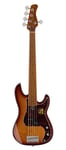 Sire P5 Series Marcus Miller Alder 5-string Bass Guitar Tobacco Sunburst