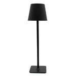 Uppladdningsbar LED bordslampa Inomhus/utomhus - Svart, touch dimbar, CCT, IP54 utomhus bordslampa - Dimbar : Dimbar, Kulör : CCT (Varm till Kall Vit)