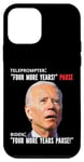 Coque pour iPhone 12 mini Funny Biden Four More Years Teleprompter Trump Parodie