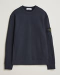 Stone Island Organic Cotton Waffle Fleece Sweatshirt Navy Blue