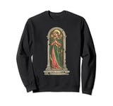 Saint Philomena On A Stone Slab Sweatshirt