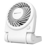 Honeywell Turbo On The Go Folding Fan - White | Portable Cooling Companion