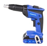 Rawlplug Cordless Drywall Screwdriver | Cordless Screwdriver Set with Charger and 2 Li-Ion Batteries | Electric Screwdriver 18V Brushless | Rechargeable Screwdriver with Case and Gloves
