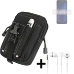 For Asus ROG Phone 6 Pro Belt bag + EARPHONES big outdoor protection Holster cas