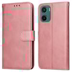 Motorola Moto G05 4G / E15 4G Fodral med Kortfack - Rosa