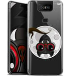 Ultra Slim Case for 6.4 Inch Asus Zenfone 6 with Small Vampire Design
