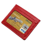 Plånbok med RFID-skydd och plats för ID-kort/ kreditkort Röd