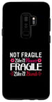 Coque pour Galaxy S9+ Pas fragile comme une fleur fragile comme une bombe, cool