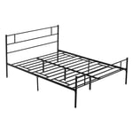 Metal Bed Frame   Headboard and Footboard Underbed Storage