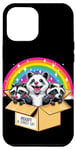 iPhone 12 Pro Max Adopt a Street Cat Funny Team Trash Raccoon Opossum Skunk Case
