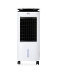 Black & Decker Bxac65001Gb Portable 2-In-1 Air Cooler With 3 Speeds, Copper Motor Technology, 65W, 7L, White
