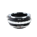 K&F Concept Adapter for Fuji X til Nikon F Bruk objektiv på kamera