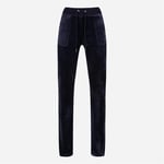 Juicy Couture Del Ray Velour Pant - Night Sky