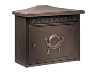 Postbox Burg Wächter Sylt 1883 K Stålplatta Koppar (Metallisk) Nyckellås