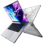 MacBook Pro 16" M1/M2/M3 (2021-2023) SUPCASE Unicorn Beetle Skal - Transparent / Svart