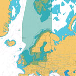 C-MAP Elektroniskt sjökort 4D - Norr- & centraleuropa