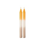 Like. by Villeroy and Boch - Like Home Taper Candle Apricot and Clay, 2 x 23 cm, 2 Items, Coloured, Wax