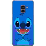 Samsung Galaxy A8 (2018) Genomskinligt Skal Stitch